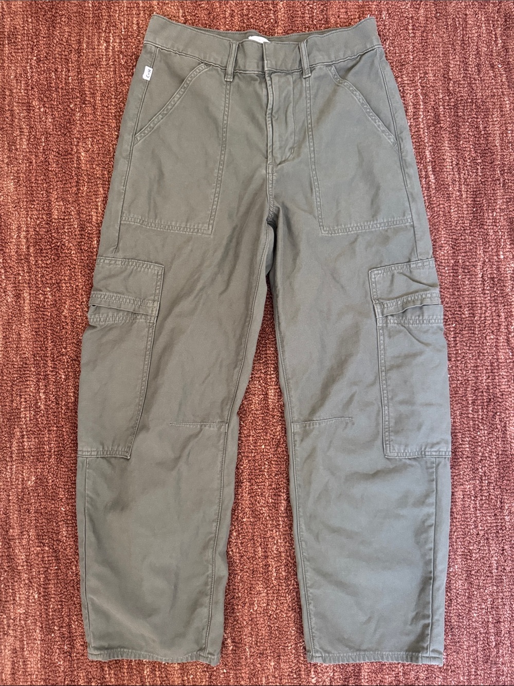 Citizens of Humanity Marcelle Low Slung Cargo Barrel Pants in Surplus - Picture 2 of 10